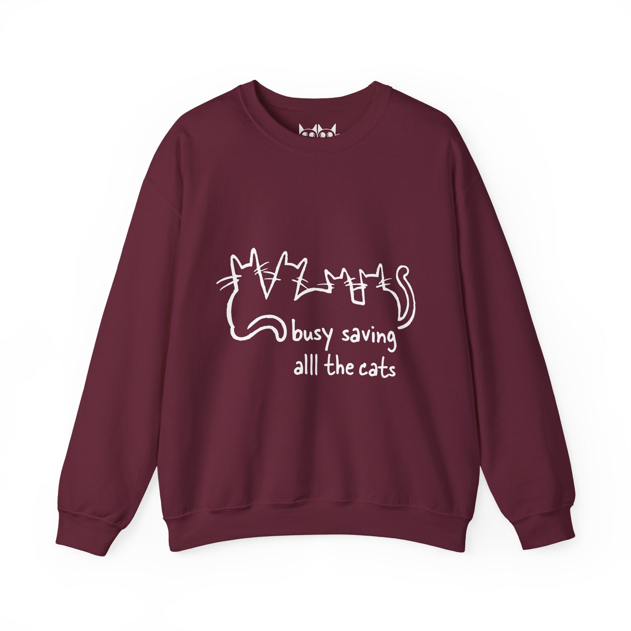 Busy Saving All the Cats Sweatshirt