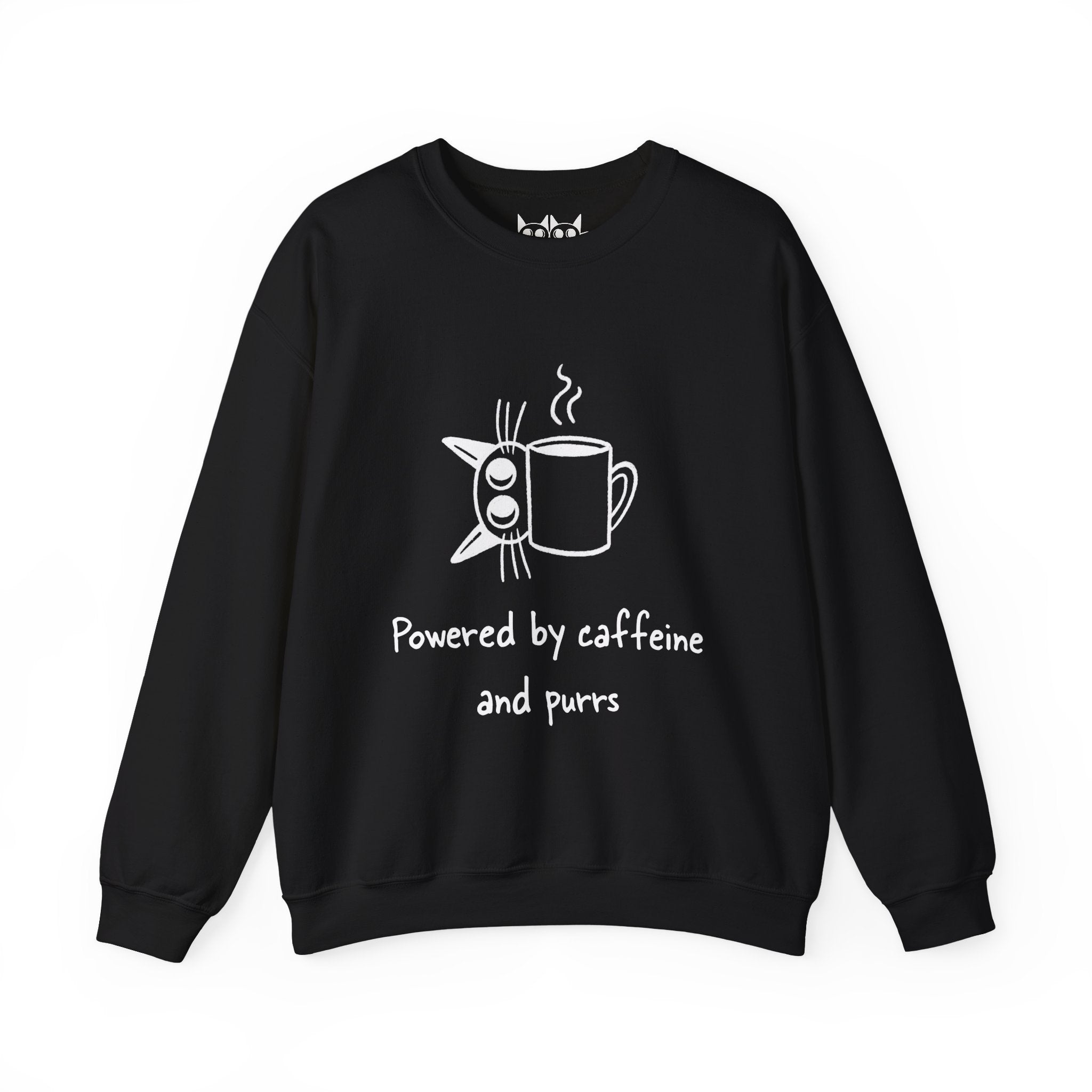 Powered by Caffeine and Purrs Sweatshirt