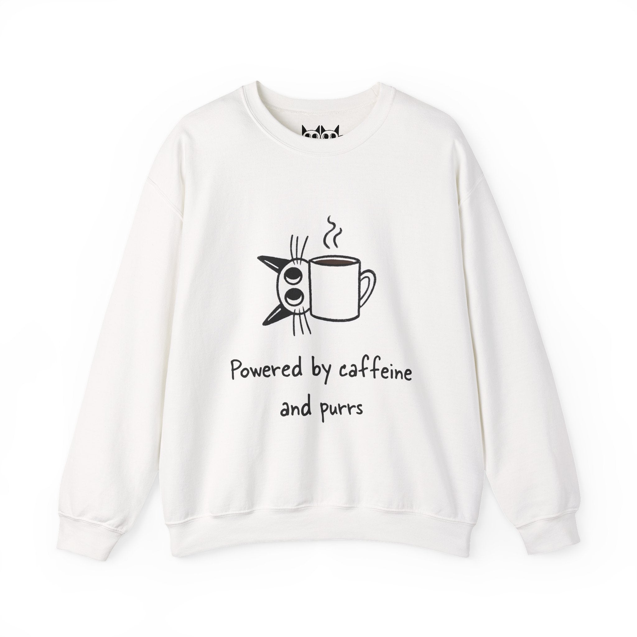Powered by Caffeine and Purrs Sweatshirt