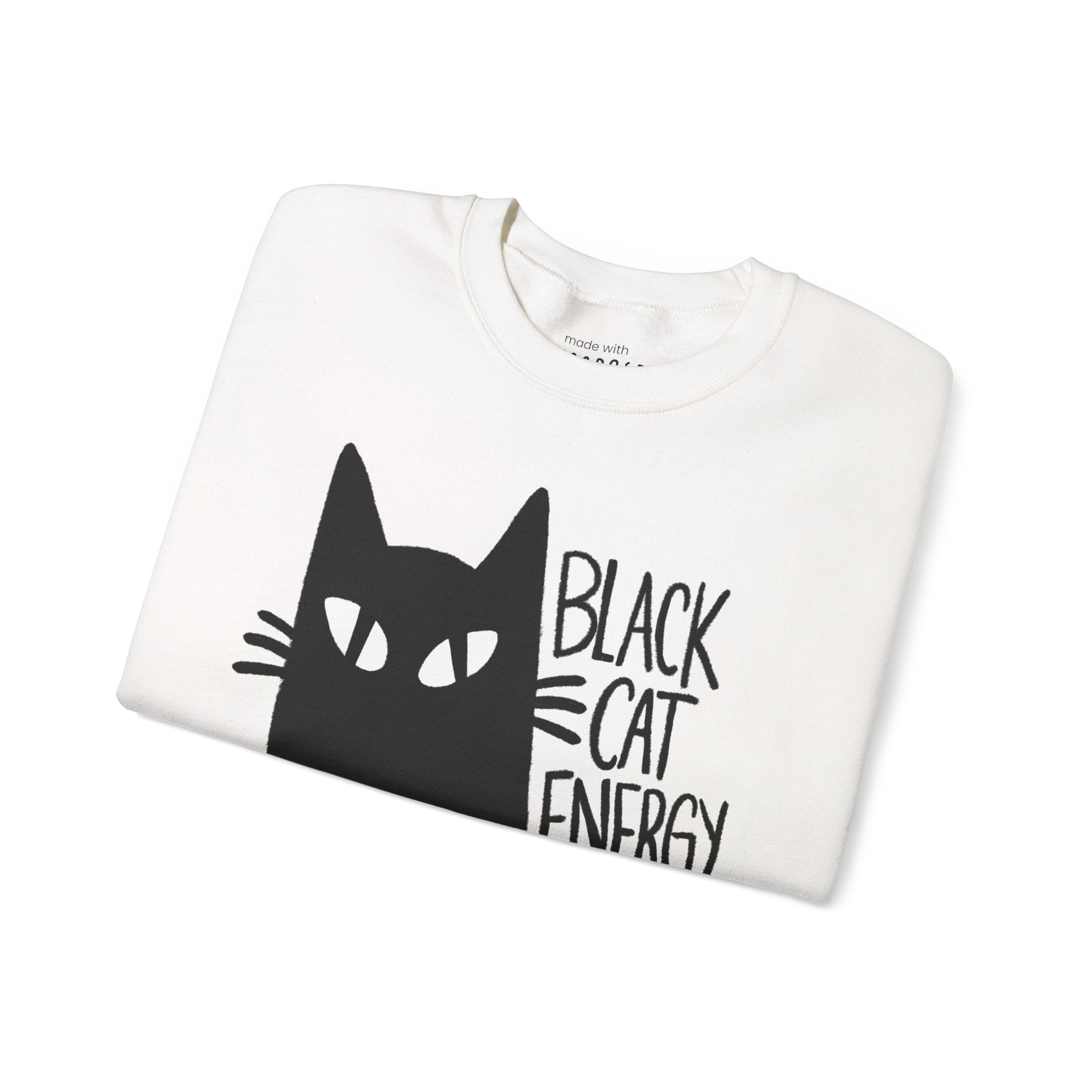 Black Cat Energy Sweatshirt