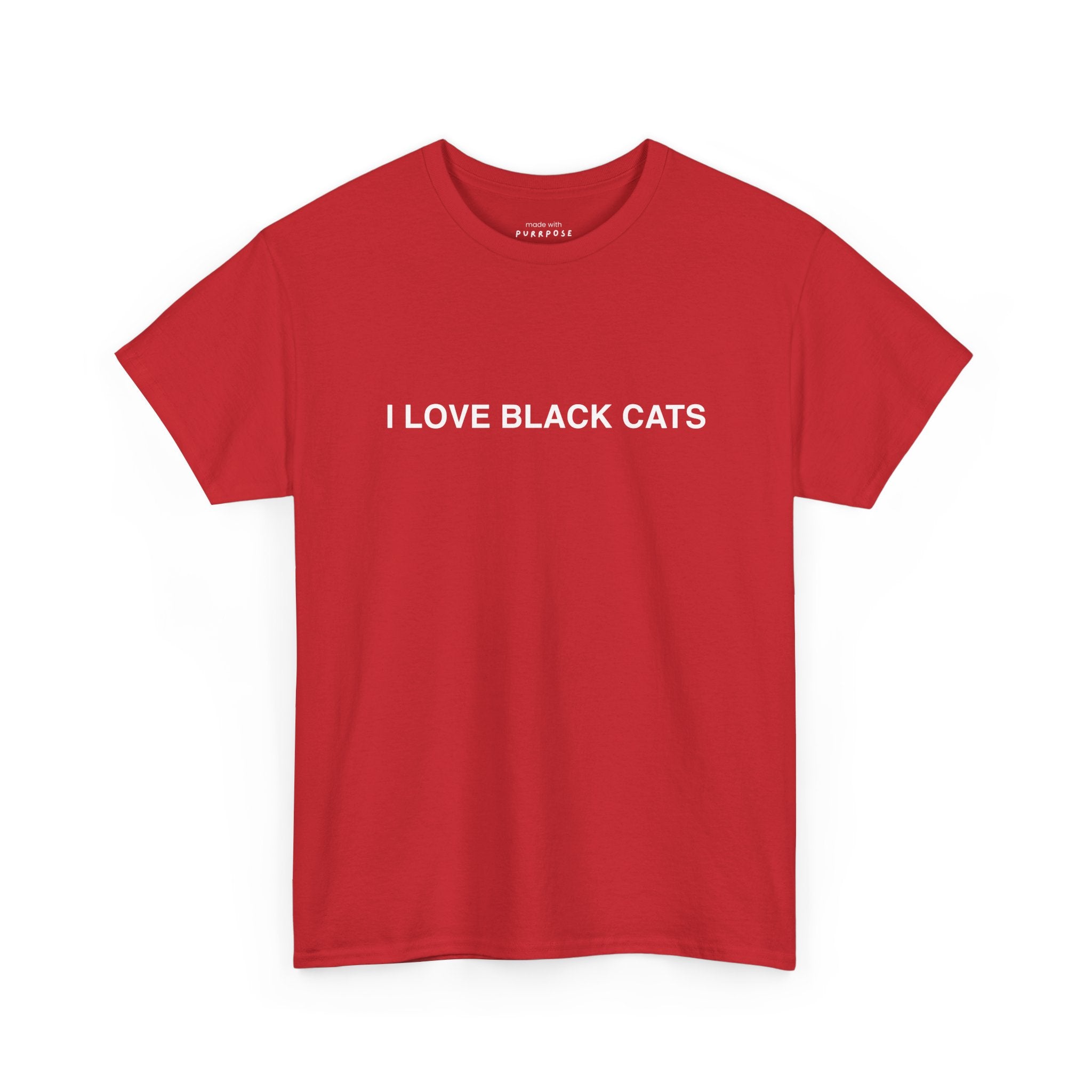I Love Black Cats T-Shirt