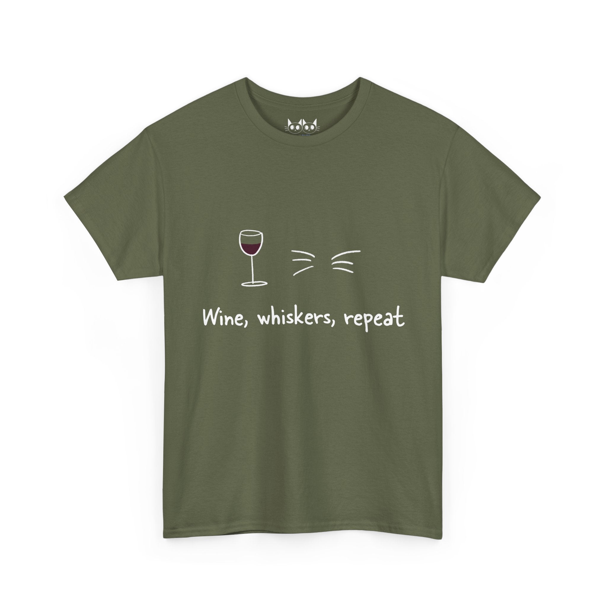 Wine, Whiskers, Repeat T-Shirt