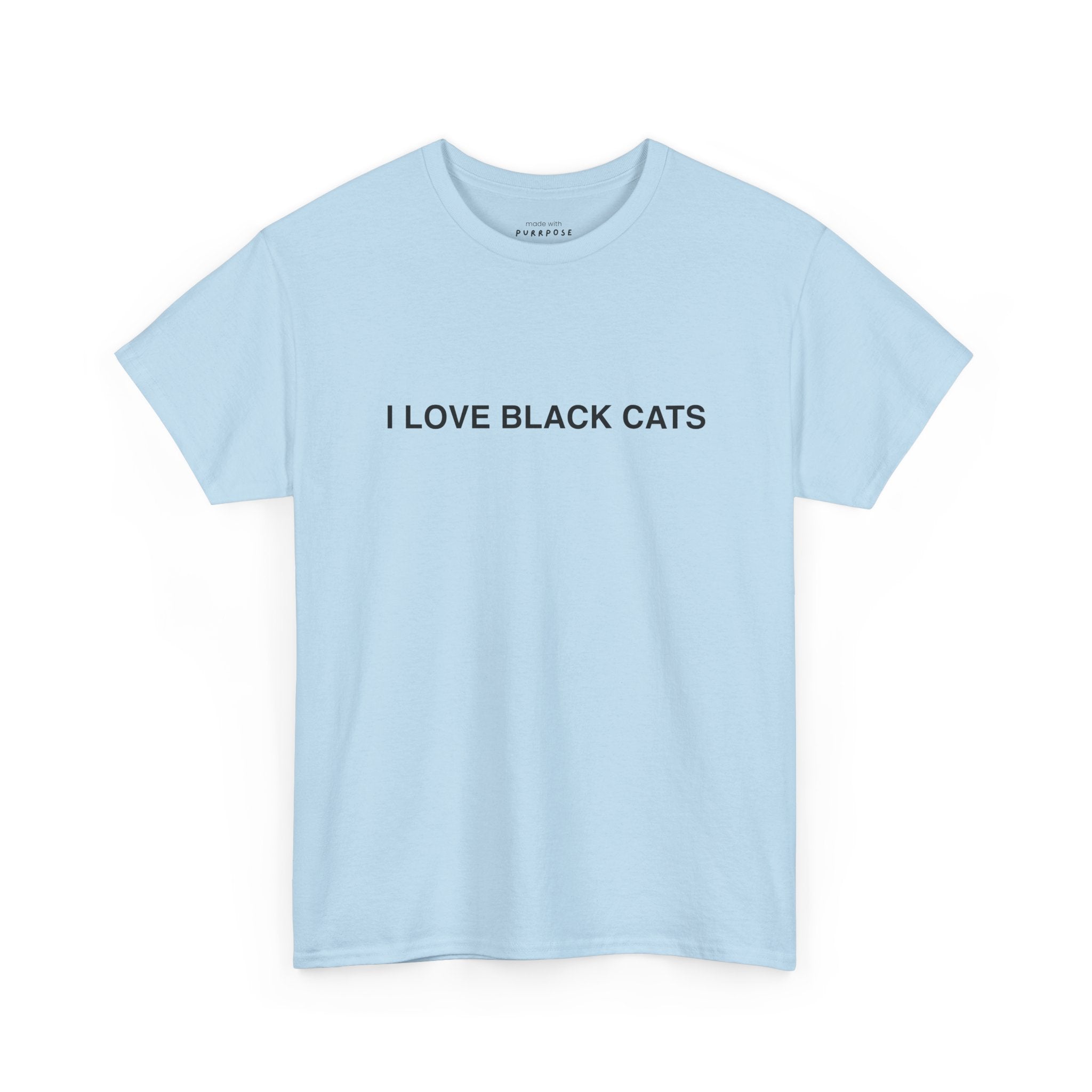 I Love Black Cats T-Shirt