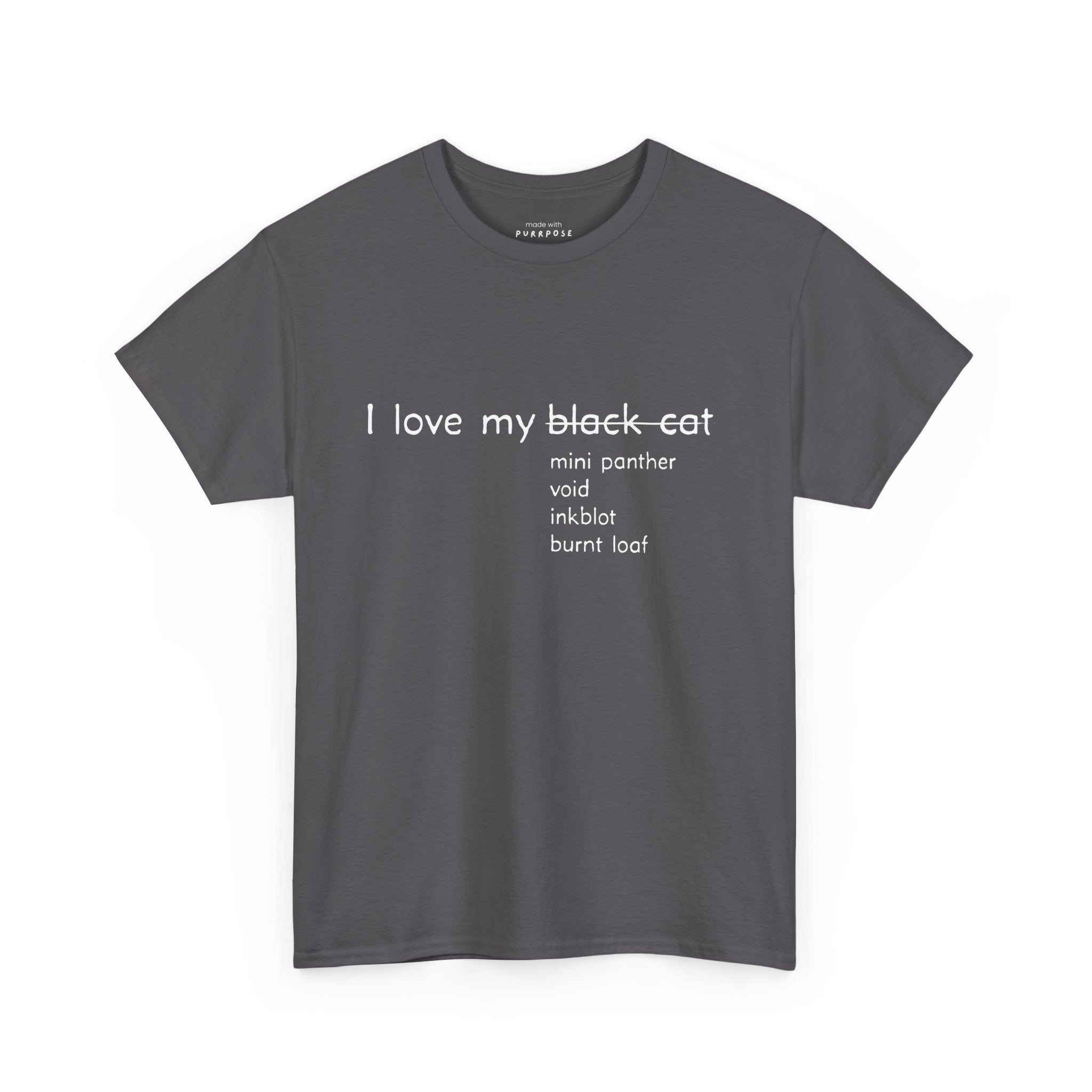 I Love My Black Cat T-Shirt