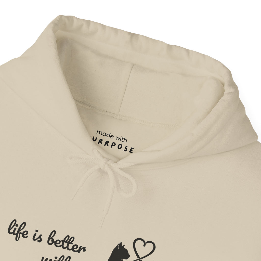 Life is Better With Cats Cats Hoodie