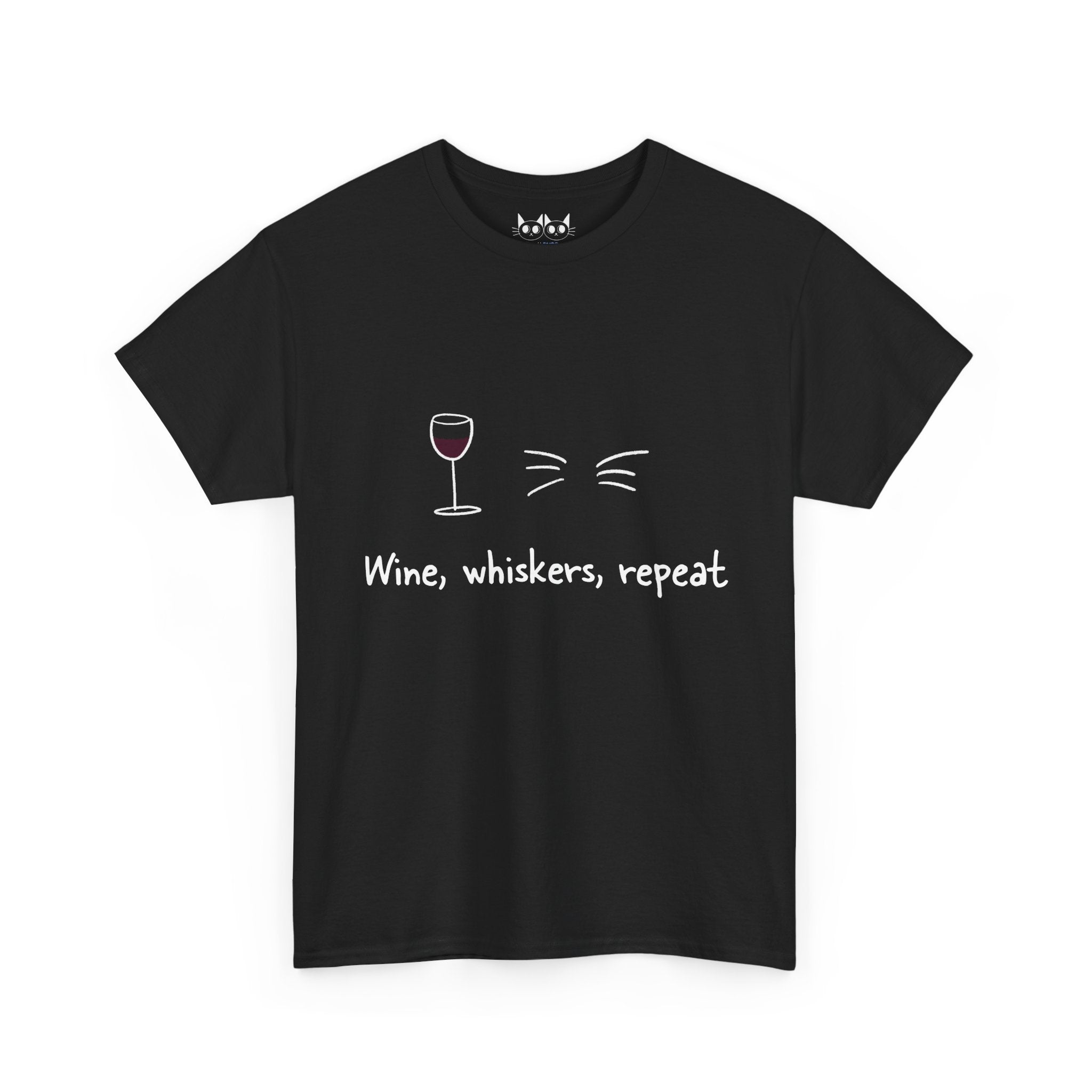 Wine, Whiskers, Repeat T-Shirt